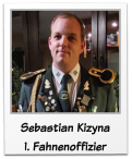 Sebastian Kizyna 1. Fahnenoffizier