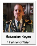 Sebastian Kizyna 1. Fahnenoffizier